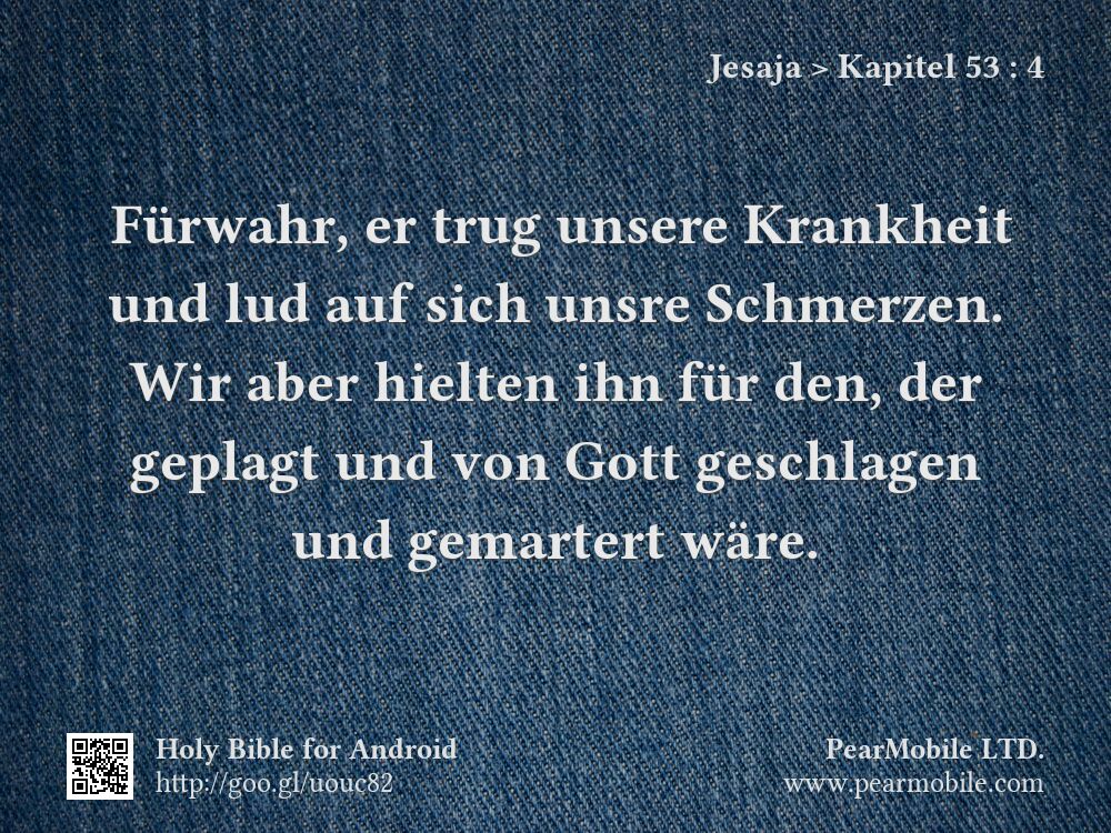 Jesaja, Kapitel 53:4
